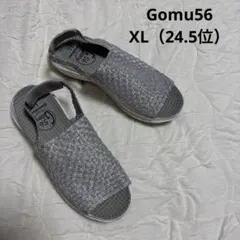 GomuGomu ゴムゴム メッシュサンダル シルバー LLのサムネイル
