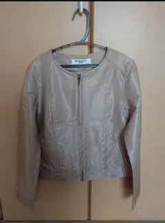 NATURAL BEAUTY BASICノーカラーブルゾン