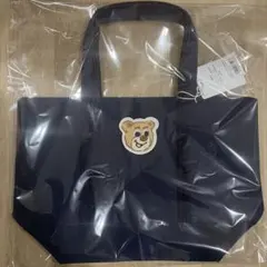 【新品未使用】フェイラー オールドテディ ワッペントートバッグ L 小 ネイビー