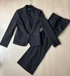INDIVI ストライプ 総裏スーツ 40
