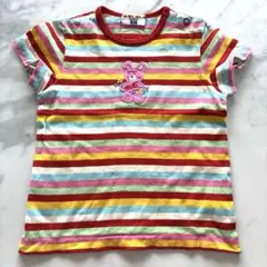 MIKI HOUSE BABY Tシャツ マルチボーダー 90のサムネイル