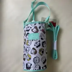《新品 タグ付き》スヌーピー ペットボトルホルダー　フレンズ　フェイス