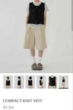 Bargiee コンパクトニットベスト