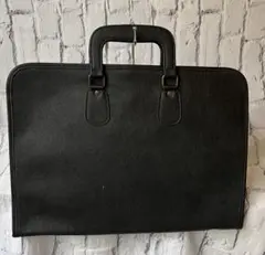 昭和レトロ調 本革ビジネスBAG中古