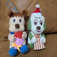 いないいないばぁっ！　ぬいぐるみマスコット　ジャンジャン　ワンワン　2個セット