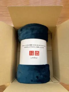 UNIQLO　フリースブランケット　ノベルティ　ユニクロ　グリーン
