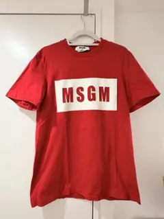 MSGM ロゴTシャツ レッド XS