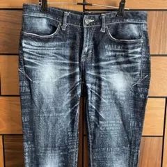 希少 00s FUGA NewsPaper skinny Denim Y2Kのサムネイル