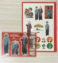 メンズノンノ　メンノン　ヒロアカ　緑谷出久 爆豪勝己　アクスタ　ステッカー