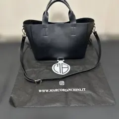 MARCO BIANCHINI 2wayショルダーバッグ インナーバッグ付き