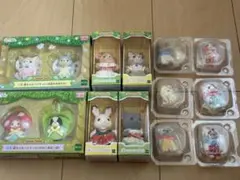 新品未使用　シルバニアファミリー　キラキラくじ　人形セット