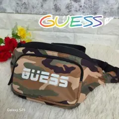 未使用GUESS ボディーバッグ　ウエストポーチ　2way カモフラ柄