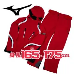 MIZUNO ミズノ スキーウェア 上下セット M ブレスサーモ メンズ 赤