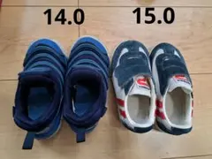 Nike ベビーシューズ 青 スリッポン14.0 PATRICK　15.0