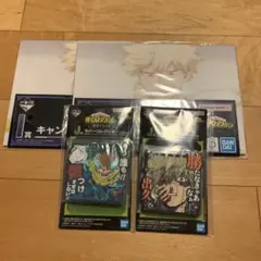 一番くじ　僕のヒーローアカデミア　キャンバス風ボード　ラバーコレクション　4点