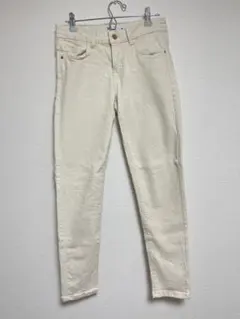 ZARA アイボリー スキニーパンツ