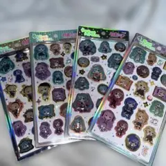うるちゅるポップシール 初音ミク 4枚 全種類 コンプリートセット　4シート