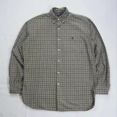 90s Ralph Lauren ラルフ ネルシャツ Mサイズ