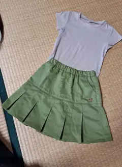リブニット半袖 カーキキュロット まとめ売り
