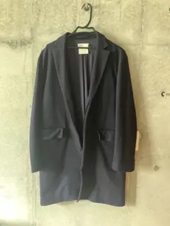 YAECA CONTEMPO ネイビー チェスターコート