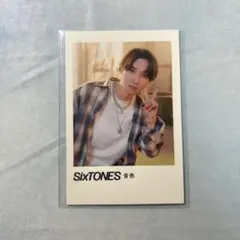 SixTONES 音色 特典 ポラロイド風カード 田中樹