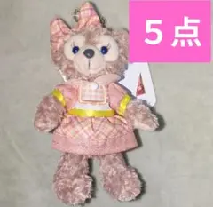 ぬいぐるみバッジ　ダッフィー＆フレンズ　ワンダフルフレンドシップ　シェリーメイ５