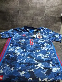 サッカー日本代表 ユニフォーム 6番 adidas 4XOサイズ