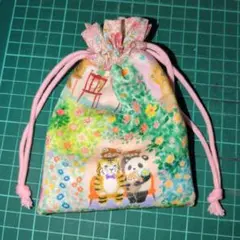 ミニ巾着袋　yukiemon