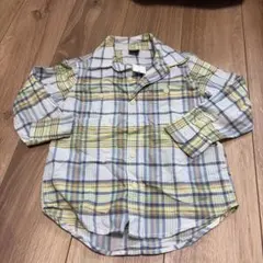 ベビーGAP 新品　チェックシャツ100センチ　男の子