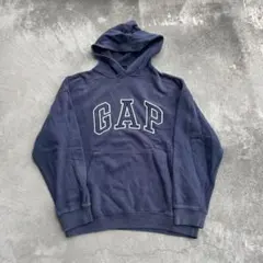00s OLD GAP刺繍ロゴプルオーバーパーカーtech系Y2Kレギュラー