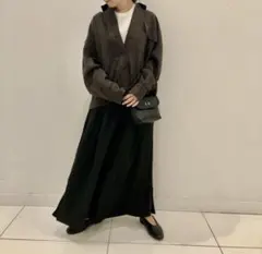 ユニクロ　ヘビーフランネルクロップドシャツジャケット　M