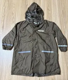 POSTAR レインコート 90-100 ブラウン カッパ