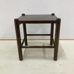 北海道民芸家具 サイドテーブル 樺材 無垢材 古民家 北海道民芸家具 樺無垢材 ＃670 スクエアスツール サイドテーブル