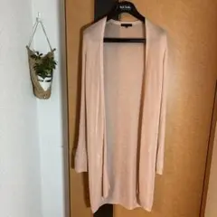 最終お値下げ　ICB ピンク ロングカーディガン S（M相当）サイズ