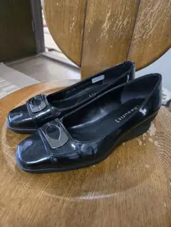 リーガル　beaufit　ウェッジソール　パンプス　ブラック　黒　23.5cm