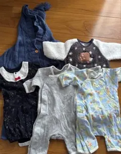 カバーオール　ロンパース　5点　まとめ売り