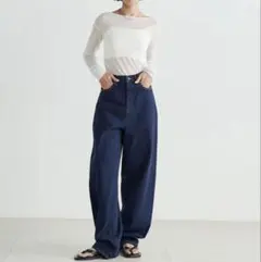 EDITIONデニムカービングパンツ　36のサムネイル