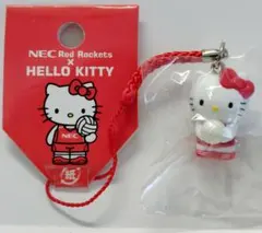 新品 ハローキティ 東芝ラグビー コラボ 根付ストラップ kittyユニフォーム 新品 ハローキティ 東芝ラグビー コラボ 根付ストラップ kitty