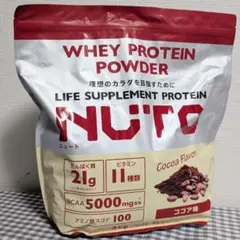 新品未開封 NUTO ホエイ プロテイン パウダー ココア味3kg ニュート