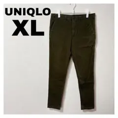 【美品】UNIQLO XL オリーブ チノパンのサムネイル