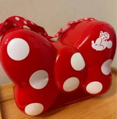 ディズニー ミニーちゃん ミニー リボン ポップコーンバケット 赤　レア　廃盤