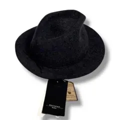 MaxMara WEEKEND ウールフェルトハット ダークグレー