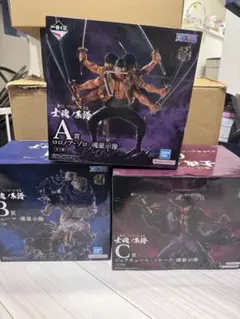 一番くじ ワンピースEX 士魂ノ系譜 ABC賞セット　フィギュア　未開封