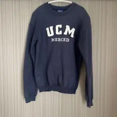 古着　ネイビー　スウェット