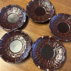 茶托☆５枚セット☆レトロ、中古