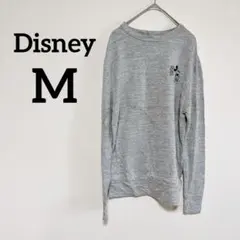 １点もの✨️Disney【M】ミッキー トレーナー グレー スウェット 裏起毛