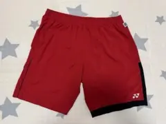 YONEX ヨネックス バドミントン ハーフパンツ　赤