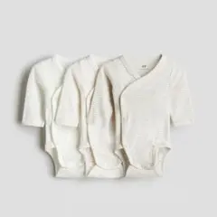 H&M ラップボディスーツ3枚セット 60