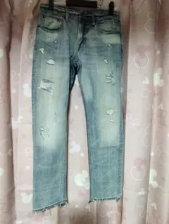 American Eagle　メンズ　ダメージ　デニムパンツのサムネイル