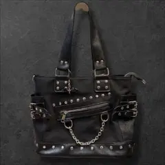 00s y2k archive ハンドバッグ 2way スタッズ チェーン